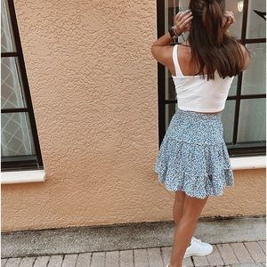 Blue and white princess Polly skirt
